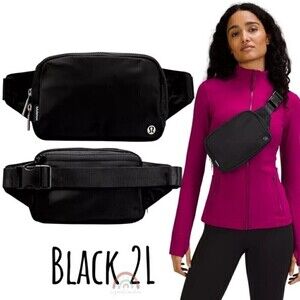 New! Lululemon Large Everywhere Belt Bag Black 2L